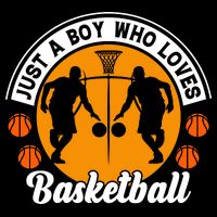 Just A Boy Who Loves Basketball For Team Sport Bball 16 in Basic Backpack