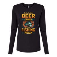 Just Another Beer Drinker With A Fishing Problem Womens Cotton Relaxed Long Sleeve T-Shirt