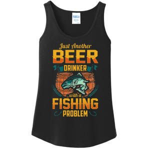 Just Another Beer Drinker With A Fishing Problem Ladies Essential Tank