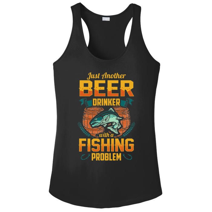 Just Another Beer Drinker With A Fishing Problem Ladies PosiCharge Competitor Racerback Tank