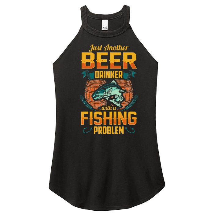 Just Another Beer Drinker With A Fishing Problem Women's Perfect Tri Rocker Tank