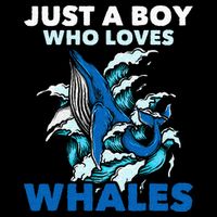 Just A Boy Who Loves Whales Marine Biologist Whale Lover 16 in Basic Backpack