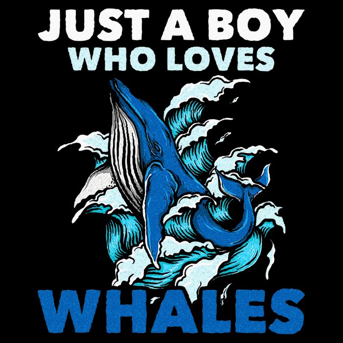 Just A Boy Who Loves Whales Marine Biologist Whale Lover 16 in Basic Backpack