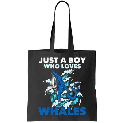 Just A Boy Who Loves Whales Marine Biologist Whale Lover Bag