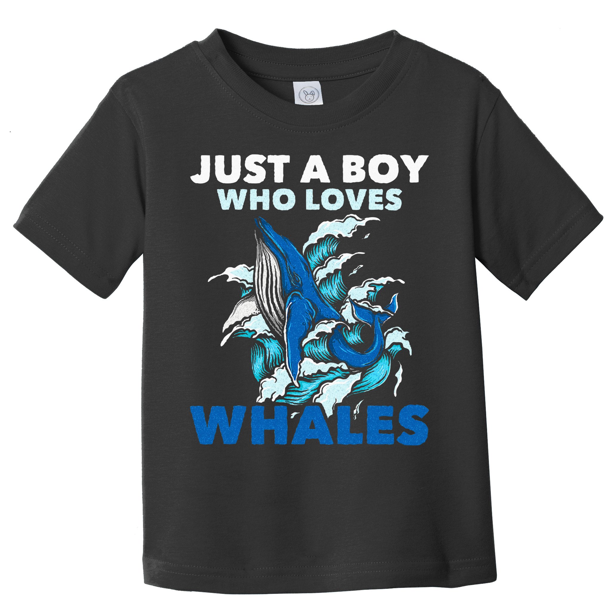 Just A Boy Who Loves Whales Marine Biologist Whale Lover Toddler T-Shirt
