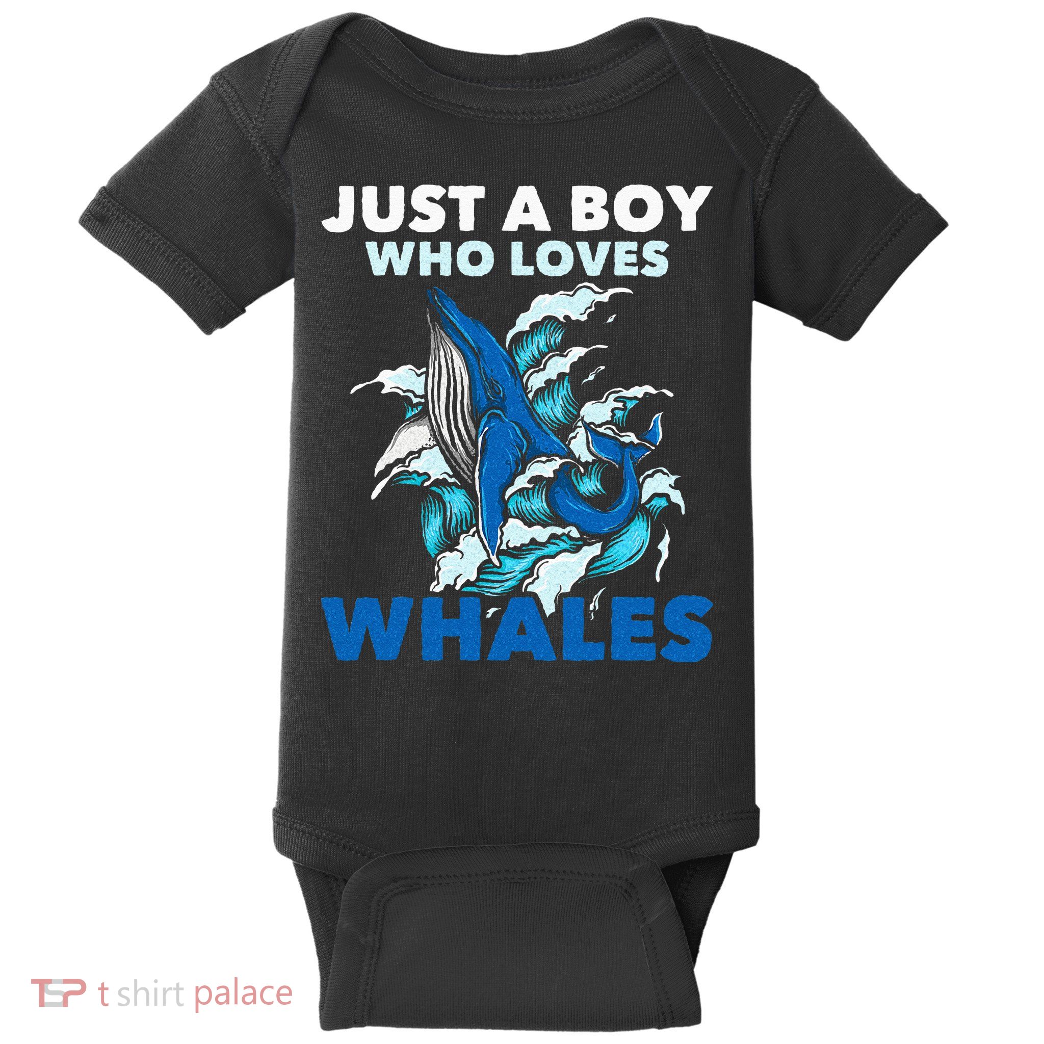 Just A Boy Who Loves Whales Marine Biologist Whale Lover Baby Bodysuit