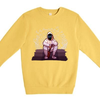 Just A Boy With A Ukulele BoyWithUke Premium Crewneck Sweatshirt