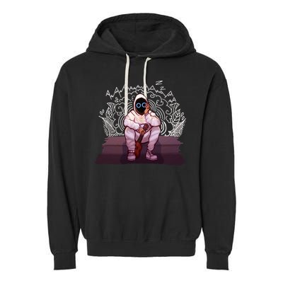 Just A Boy With A Ukulele BoyWithUke Garment-Dyed Fleece Hoodie