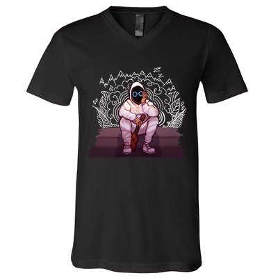 Just A Boy With A Ukulele BoyWithUke V-Neck T-Shirt