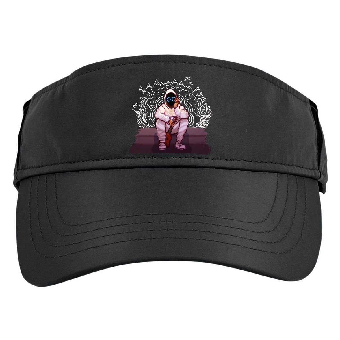 Just A Boy With A Ukulele BoyWithUke Adult Drive Performance Visor