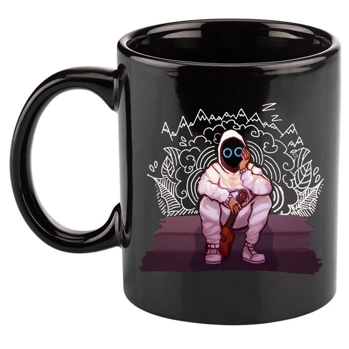 Just A Boy With A Ukulele BoyWithUke 11oz C Handle Ceramic Mug