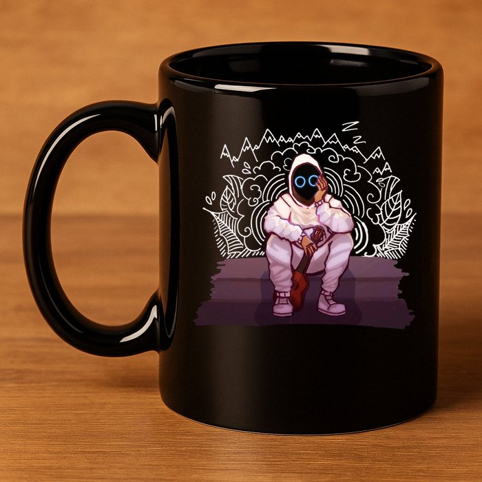 Just A Boy With A Ukulele BoyWithUke 11oz C Handle Ceramic Mug