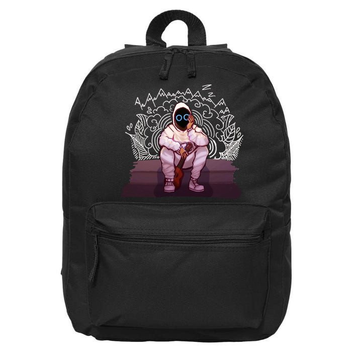 Just A Boy With A Ukulele BoyWithUke 16 in Basic Backpack