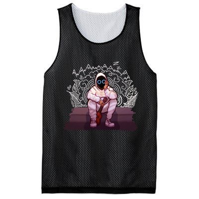 Just A Boy With A Ukulele BoyWithUke Mesh Reversible Basketball Jersey Tank