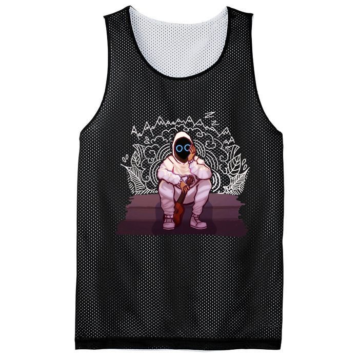 Just A Boy With A Ukulele BoyWithUke Mesh Reversible Basketball Jersey Tank