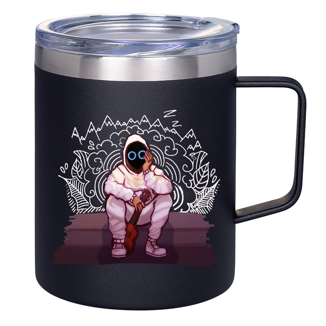 Just A Boy With A Ukulele BoyWithUke 12oz Stainless Steel Coffee Mug