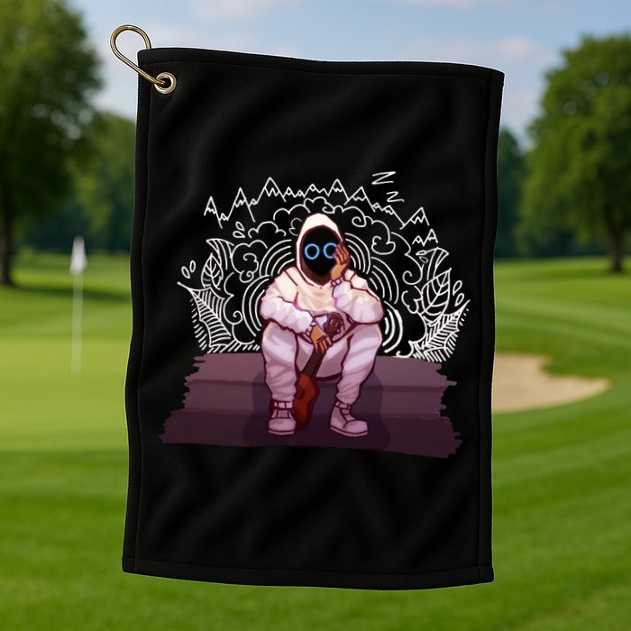 Just A Boy With A Ukulele BoyWithUke Golf Towel
