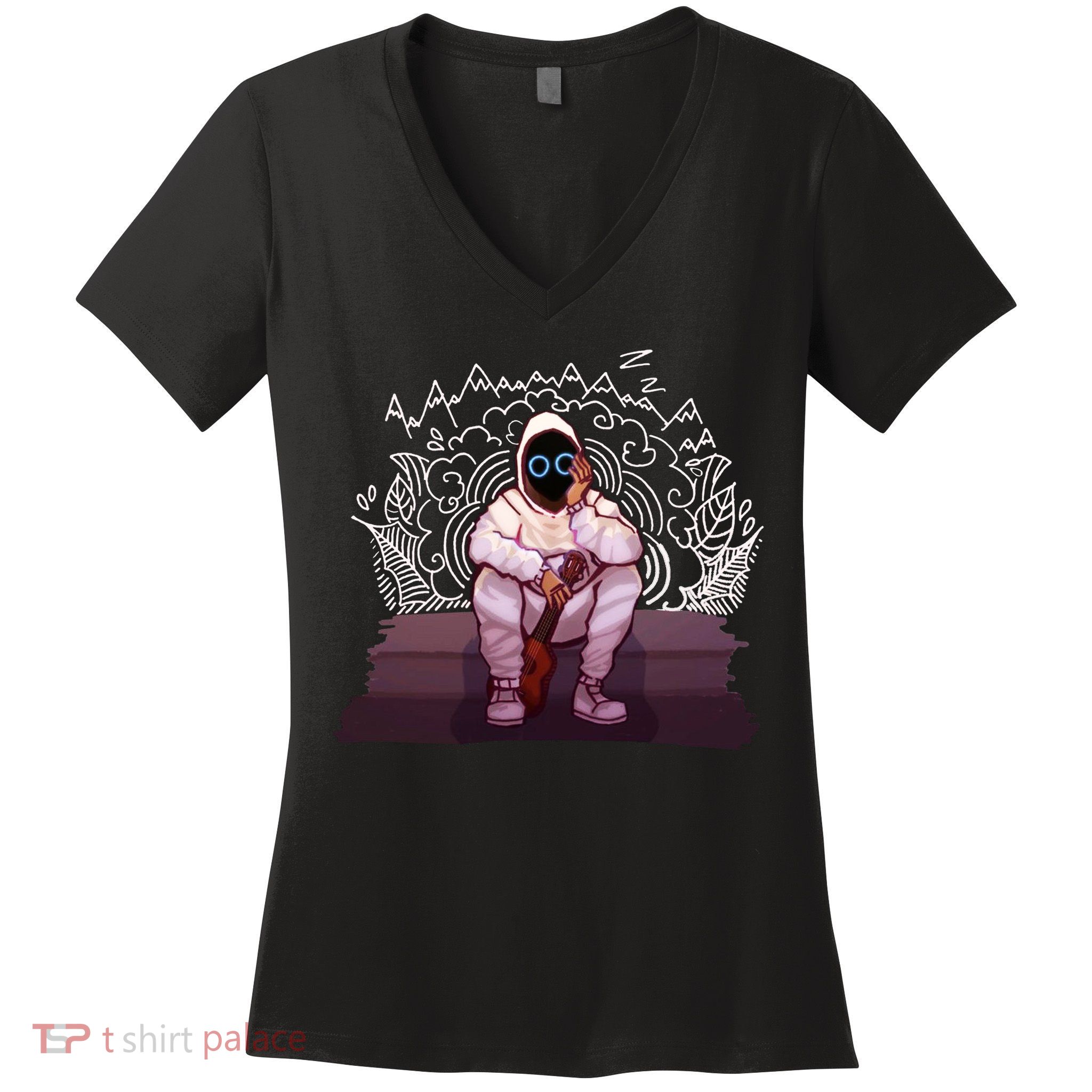 Just A Boy With A Ukulele BoyWithUke Women's V-Neck T-Shirt