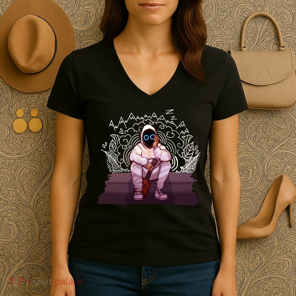 Just A Boy With A Ukulele BoyWithUke Women's V-Neck T-Shirt