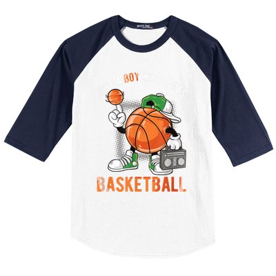 Just A Bo Y Who Loves Basketball Baseball Sleeve Shirt