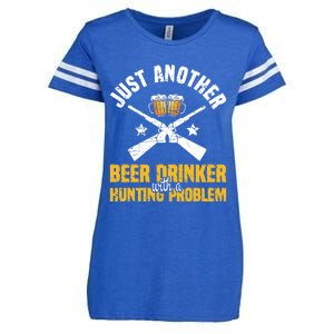 Just Another Beer Er With Hunting Problem Hunter Gift Enza Ladies Jersey Football T-Shirt