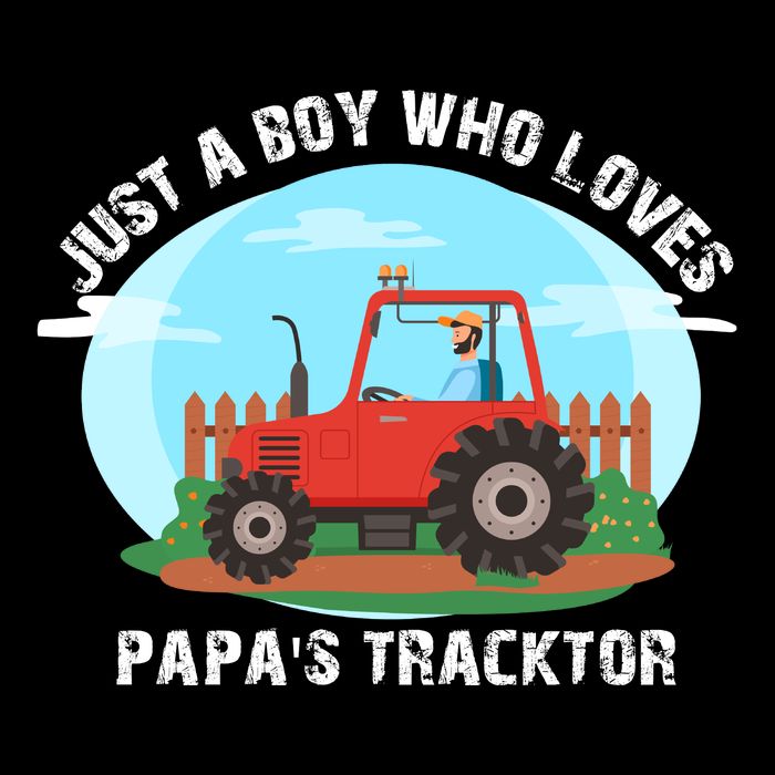 Just A Boy Who Loves Tractors Farming City Backpack