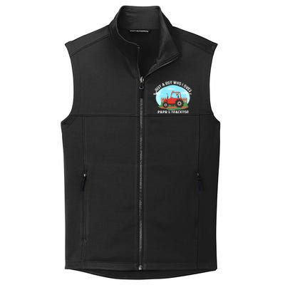 Just A Boy Who Loves Tractors Farming Collective Smooth Fleece Vest