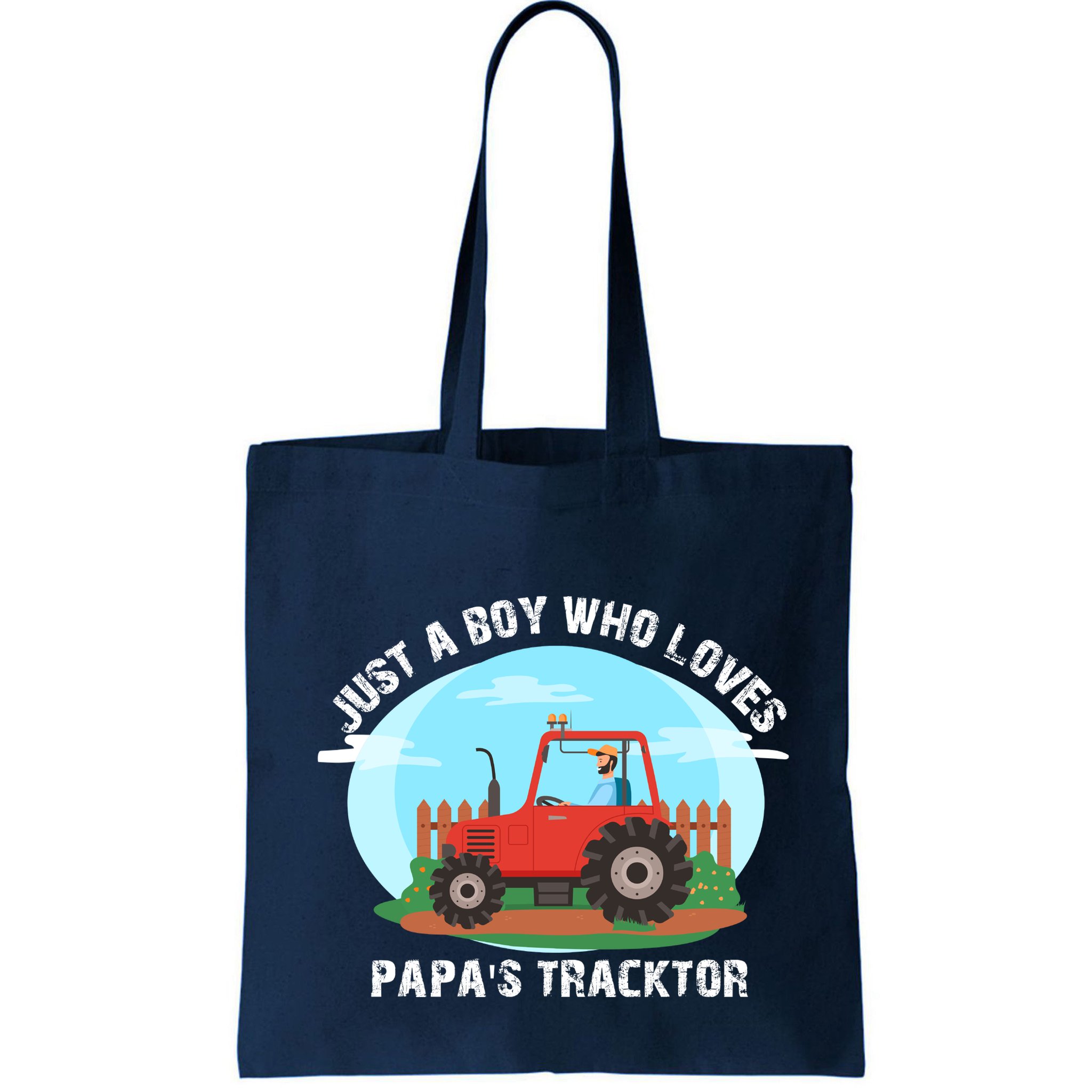Just A Boy Who Loves Tractors Farming Bag