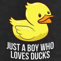 Just A Boy Who Loves Ducks Rubber Duck Cool Comfort Performance Bucket Hat