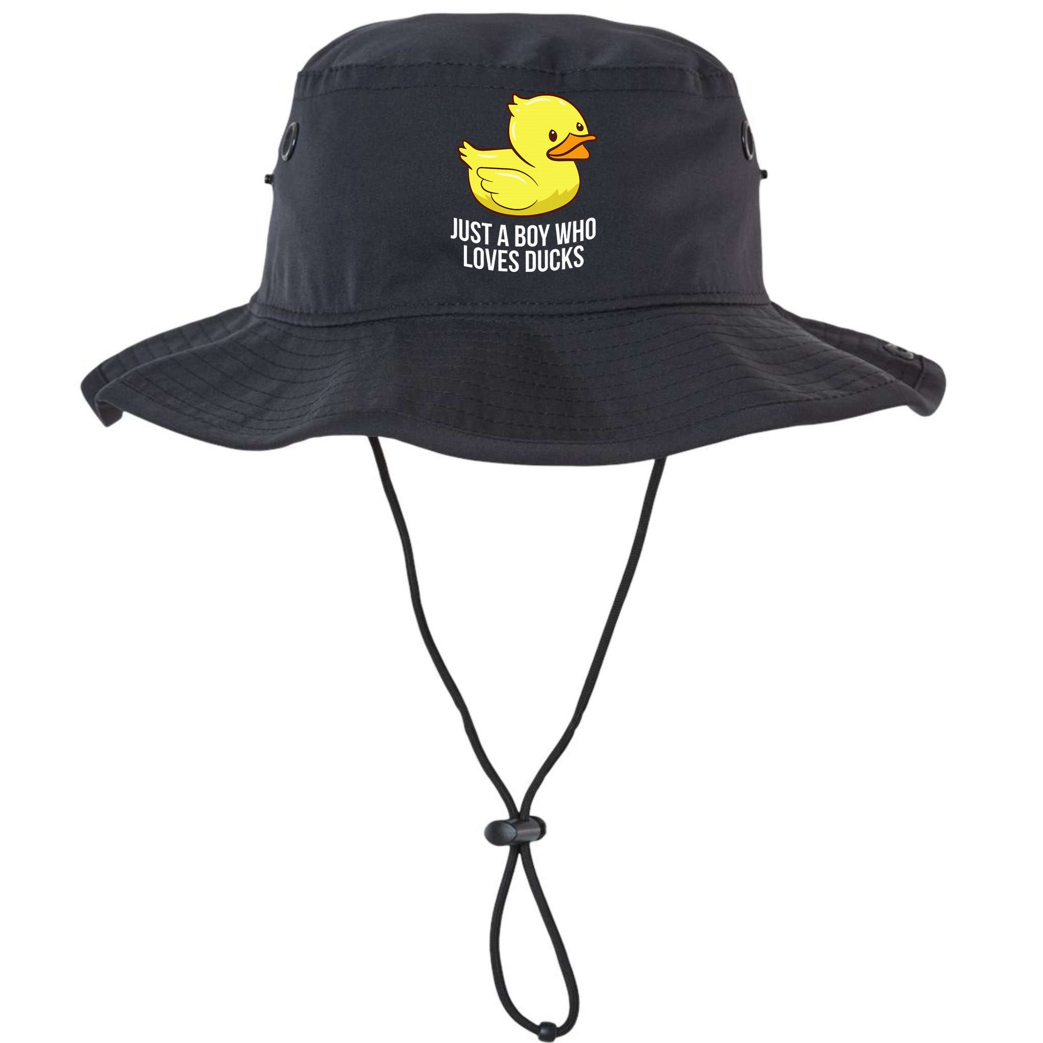 Just A Boy Who Loves Ducks Rubber Duck Bucket Hat