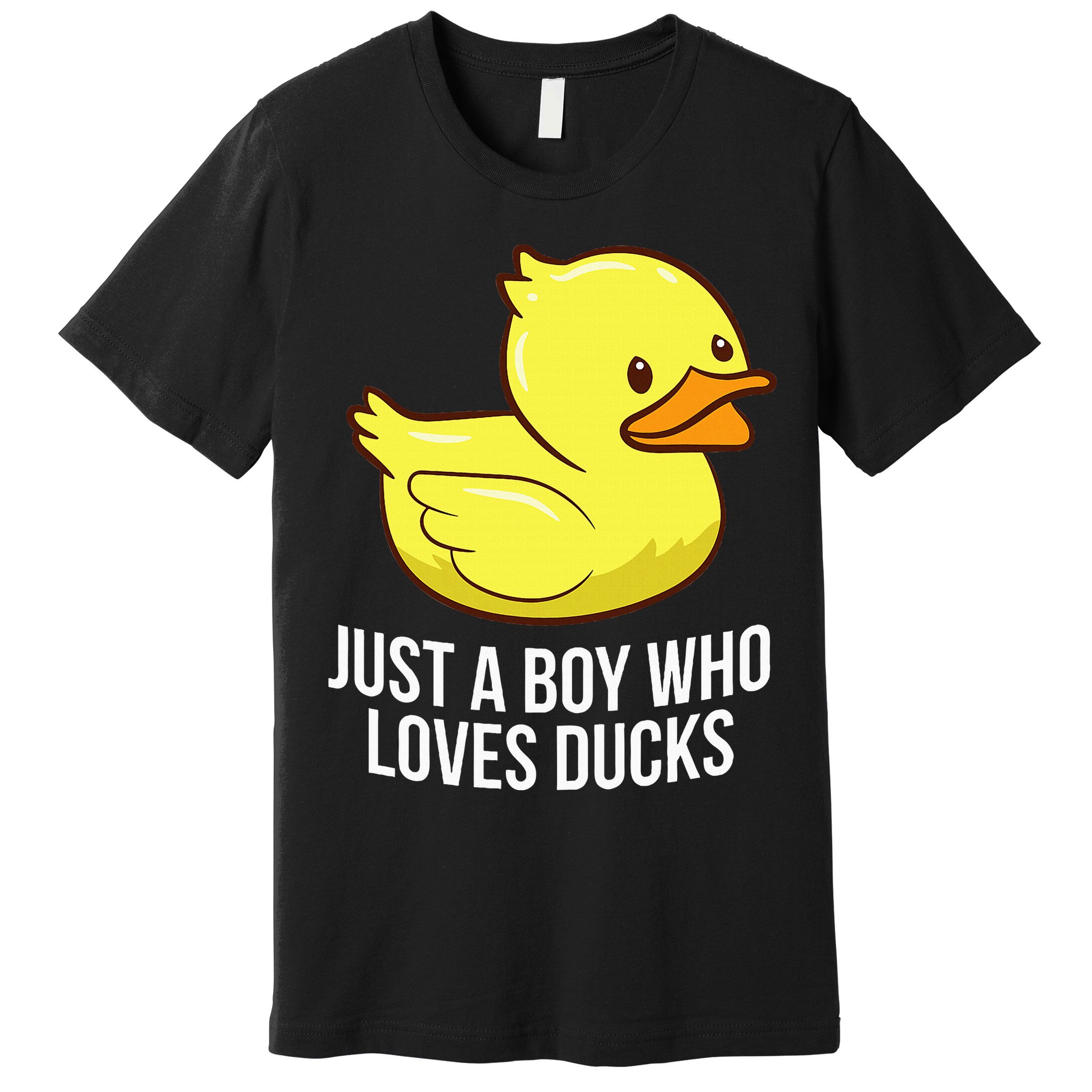 Just A Boy Who Loves Ducks Rubber Duck Premium T-Shirt