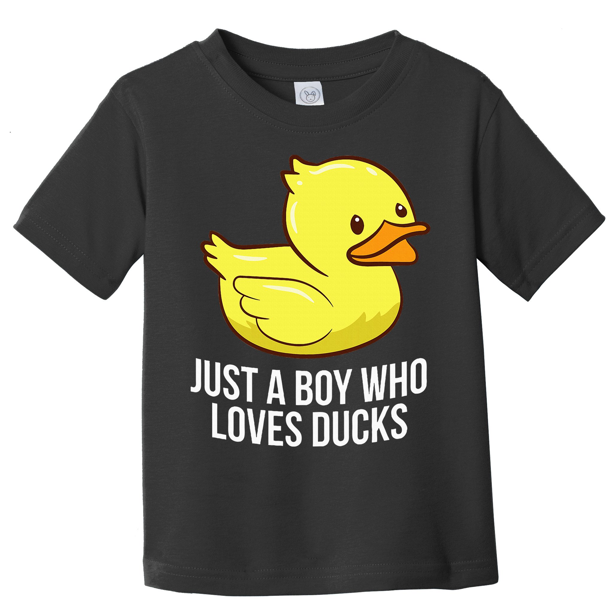 Just A Boy Who Loves Ducks Rubber Duck Toddler T-Shirt