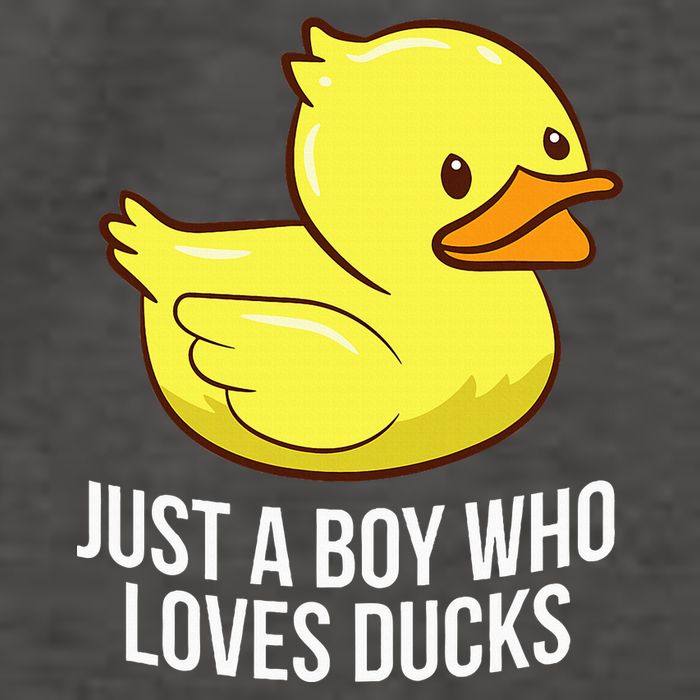 Just A Boy Who Loves Ducks Rubber Duck Vector Backpack
