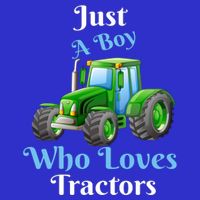 Just A Boy Who Loves Tractors Funny Gift Visor