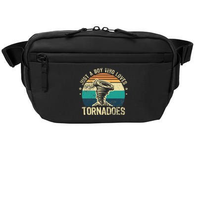 Just A Boy Who Loves Tornadoes Meteorologist Tornado Chaser Crossbody Pack