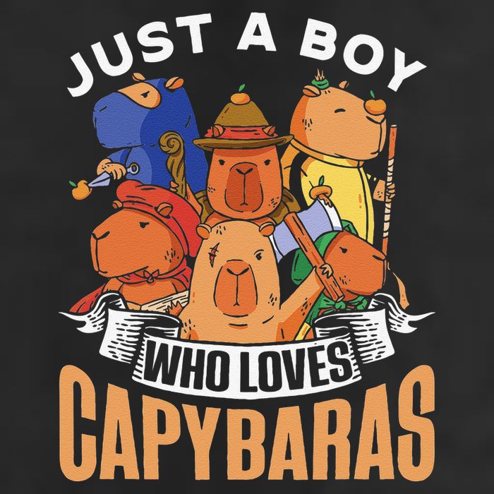 Just A Boy Who Loves Capybaras Animal Rodent Capybara Lover  11oz C Handle Ceramic Mug