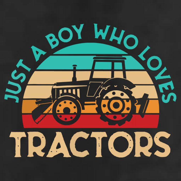 Just A Boy Who Loves Tractors Farmer 11oz C Handle Ceramic Mug