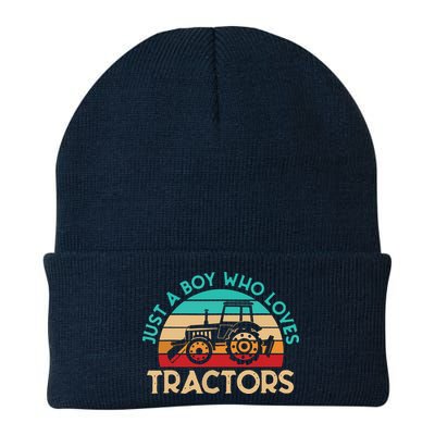 Just A Boy Who Loves Tractors Farmer Beanie
