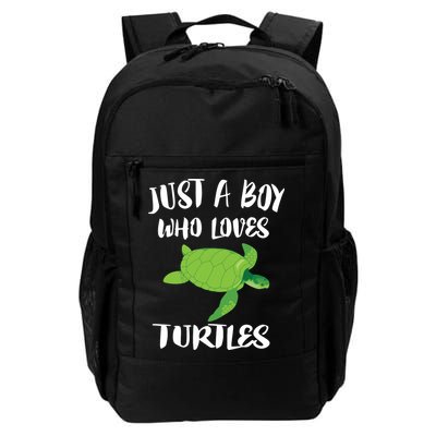 Just A Boy Who Loves Sea Turtles Ocean Animal Gift Backpack