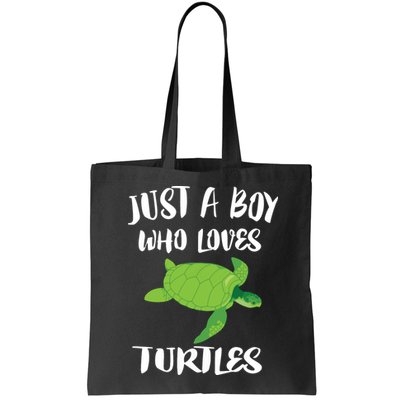Just A Boy Who Loves Sea Turtles Ocean Animal Gift Bag