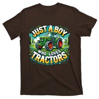 Just A Boy Who Loves Tractors T-Shirt