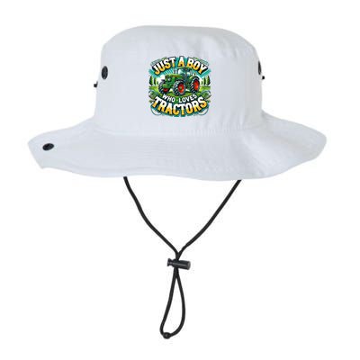 Just A Boy Who Loves Tractors Legacy Cool Fit Booney Bucket Hat