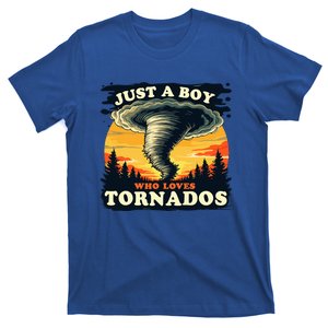 Just A Boy Who Loves Tornados Meteorology Storm Chaser T-Shirt