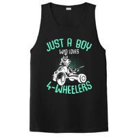 Just A Boy Who Loves 4 Wheelers Atv Quad PosiCharge Competitor Tank