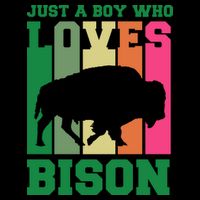 Just A Boy Who Loves Bison City Backpack