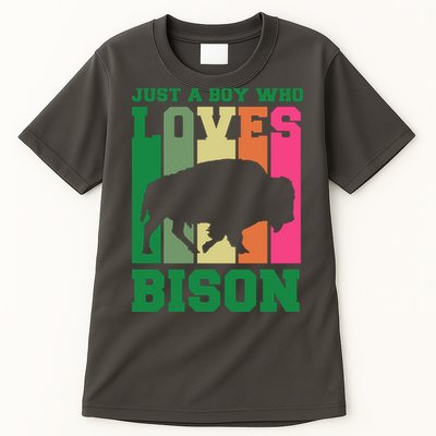 Just A Boy Who Loves Bison Tall T-Shirt