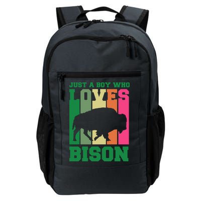 Just A Boy Who Loves Bison Backpack