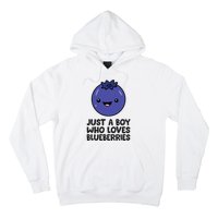 Just A Boy Who Loves Blueberries Hoodie