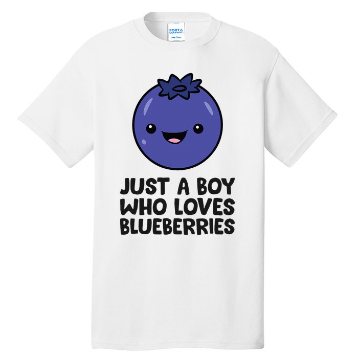 Just A Boy Who Loves Blueberries Tall T-Shirt