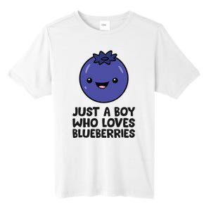 Just A Boy Who Loves Blueberries Tall Fusion ChromaSoft Performance T-Shirt